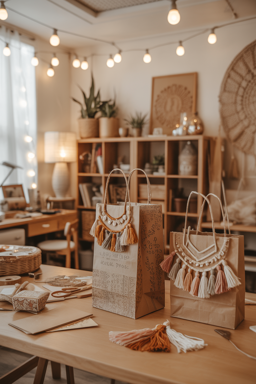 Ideas Para Decorar Bolsas De Papel Para Regalo 2