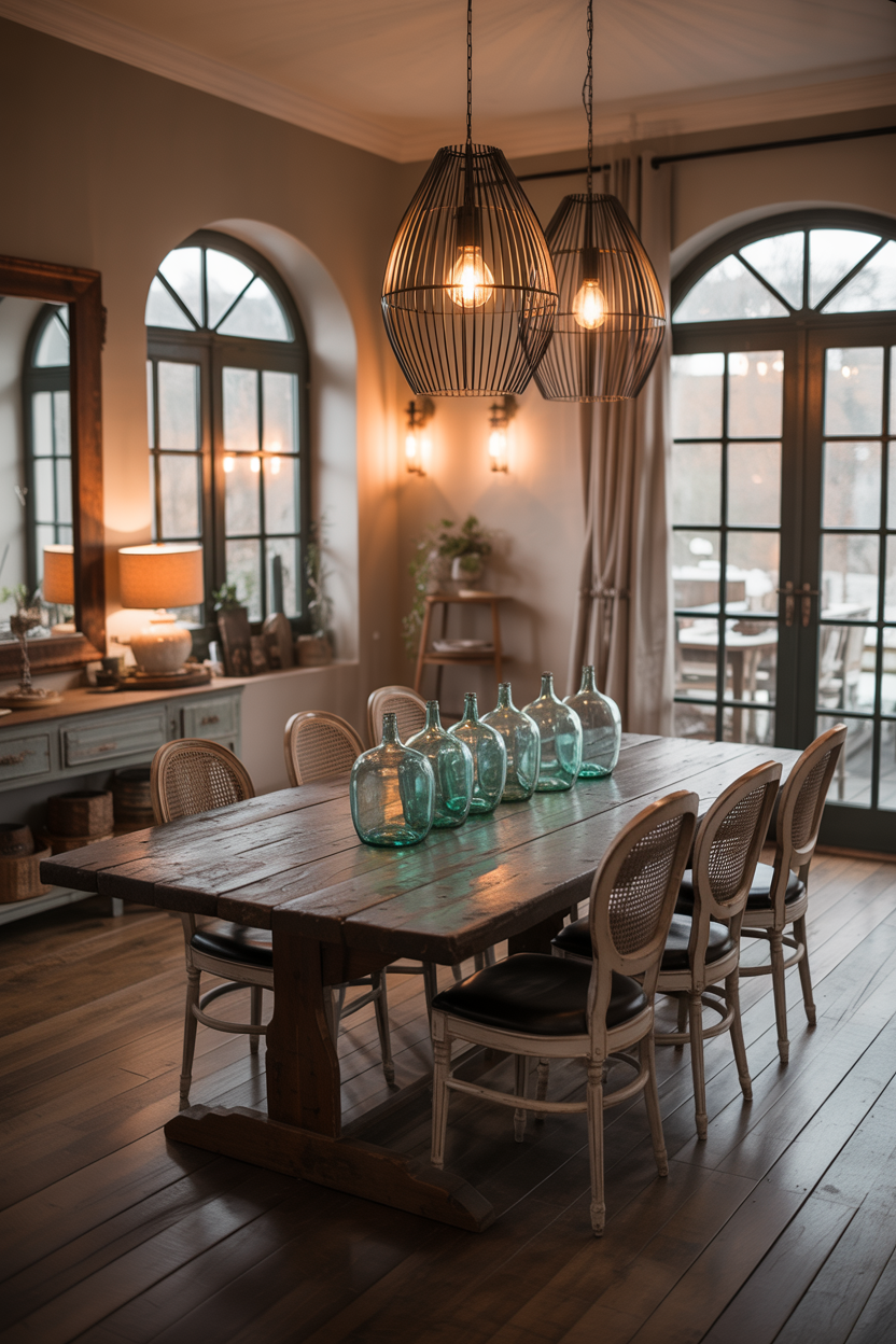 Ideas Para Decorar Botellas De Vidrio Para Centro De Mesa 5