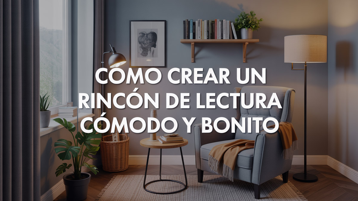 Cómo crear un rincón de lectura cómodo y bonito