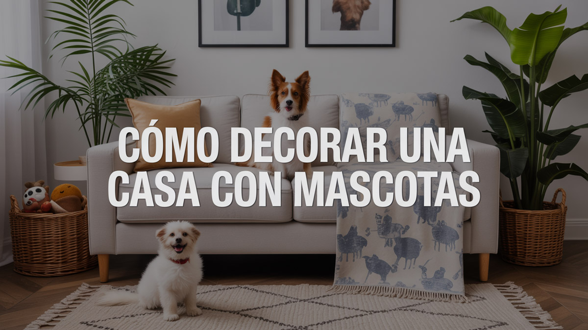 Cómo decorar una casa con mascotas sin perder estilo