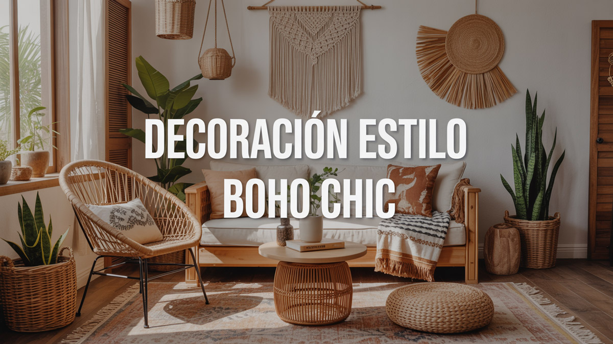 Decoración estilo boho chic