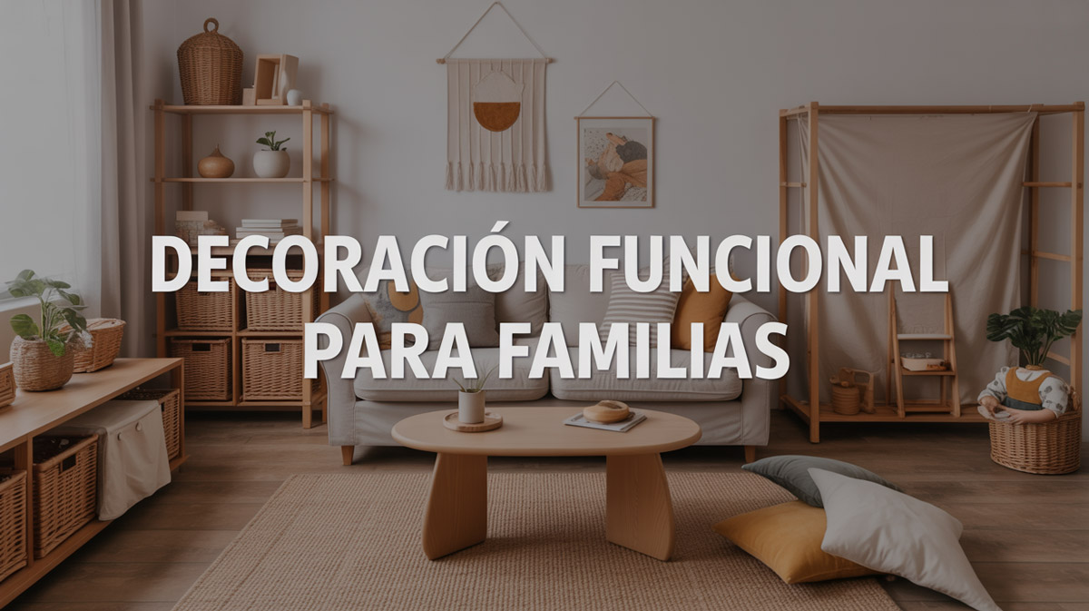 Decoración funcional para familias