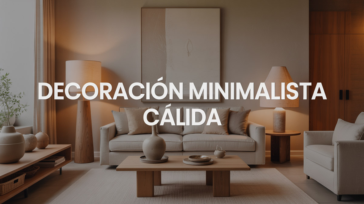 Decoración minimalista cálida