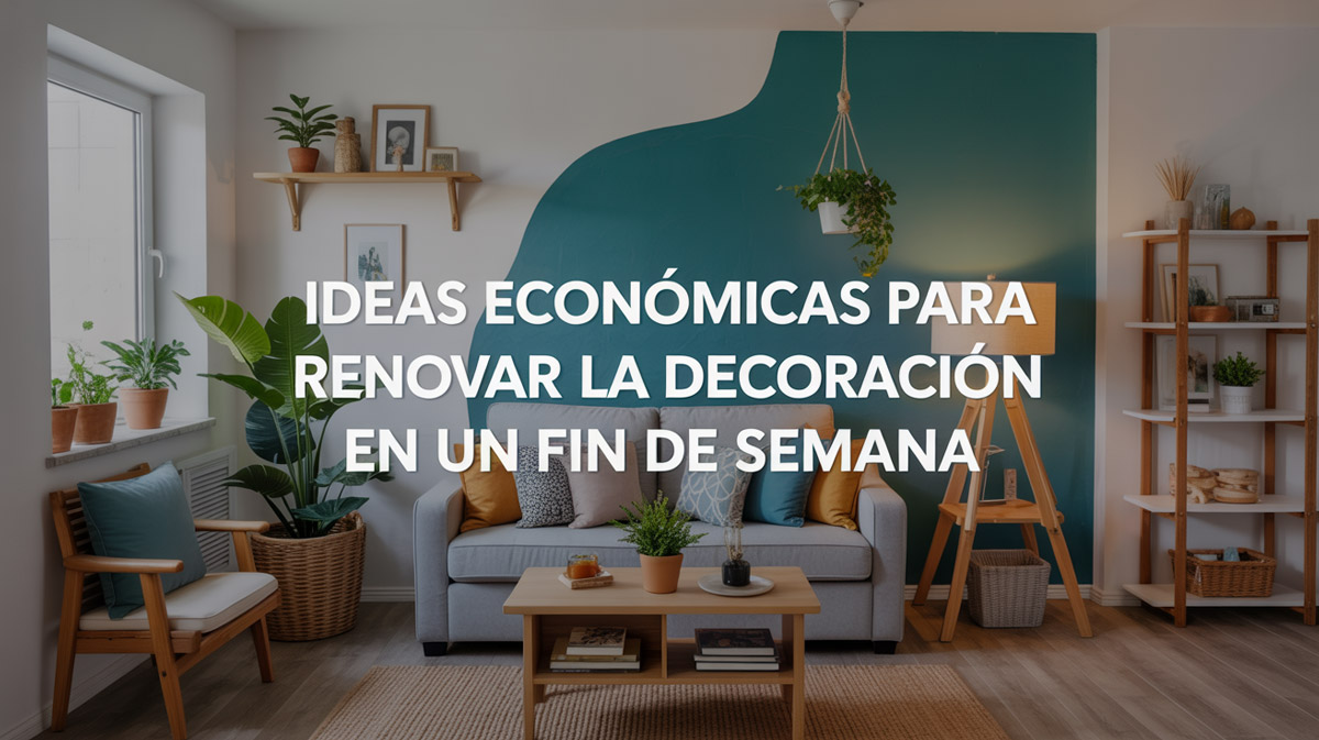 Ideas económicas para renovar la decoración en un fin de semana