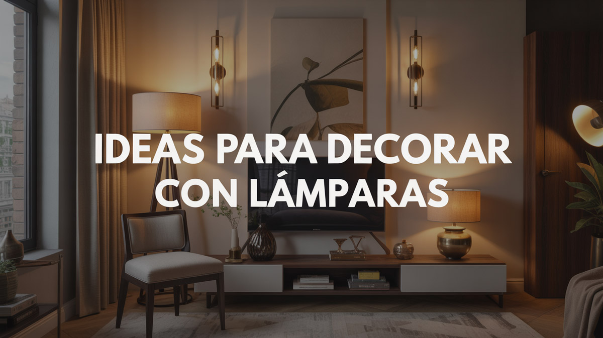 Ideas para decorar con lámparas de pie, mesa y pared