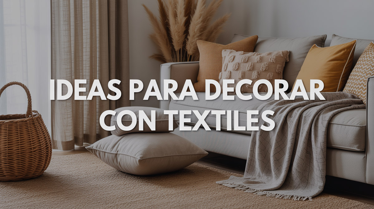 Ideas para decorar con textiles